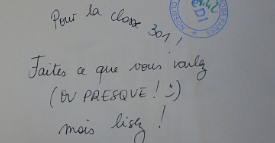 Noir sur Loire : retrouvez Mathilde Paris au collège Rosa Parks